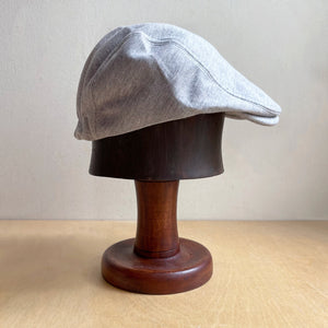 Cotton Jersey Pageboy Hat - Grey