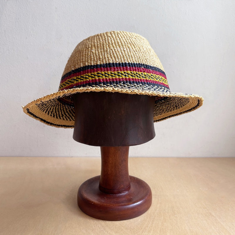 African Handwoven Bolga Hats - mixed