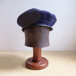 Outlet Camping Wool Beret - Navy