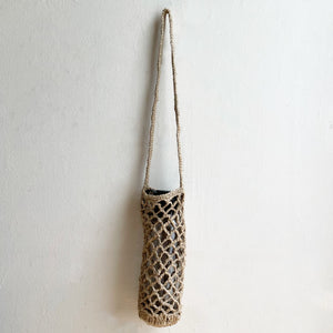 Jute Crochet Bottle Basket