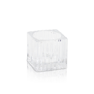 Glass Vintage Style Tealight Holder Gio Clear Glass