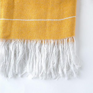 Turkish Beach Towel - Mustard