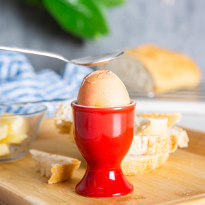 Outlet Cermaic Egg Cup - Red