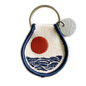 Patch Keychain - Sun and Waves