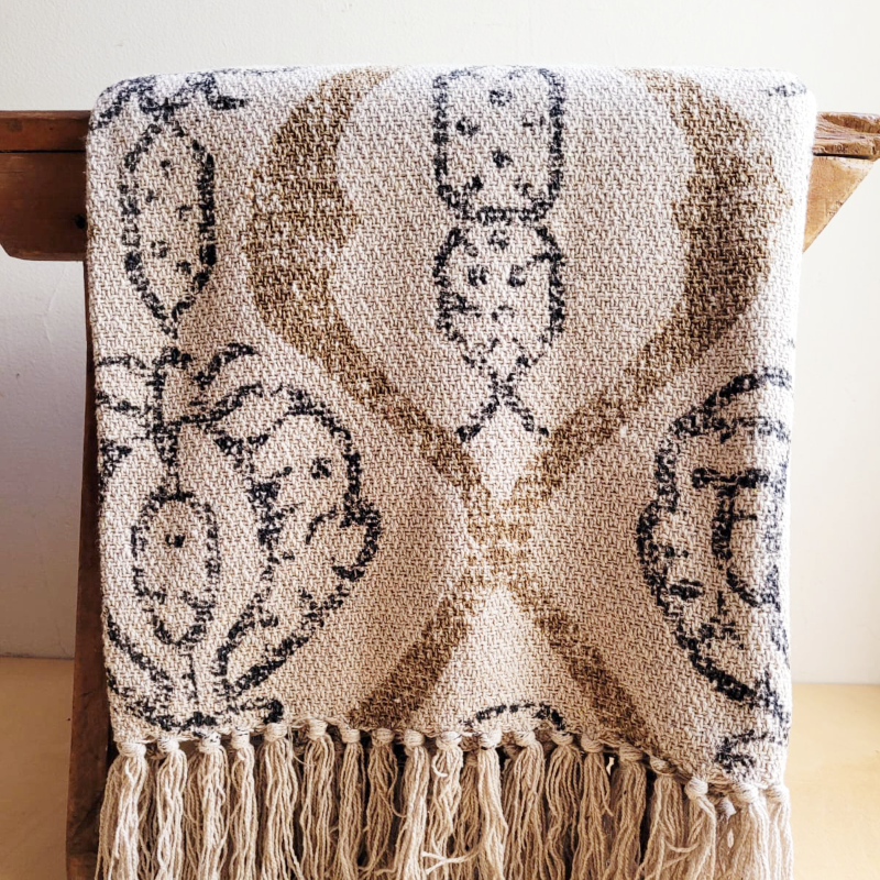  Bloomingville Recycled Cotton Throw - Alix Rich text editor