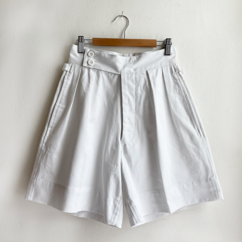 Outlet Vintage Ghurkha Shorts - White