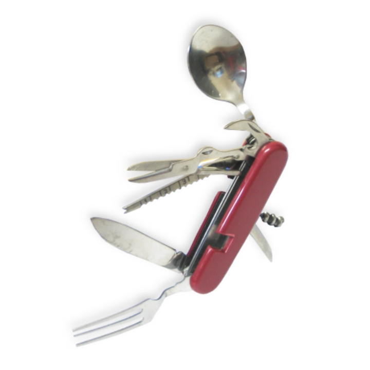 Outlet Camping 8 Function Fork-Spoon Knife