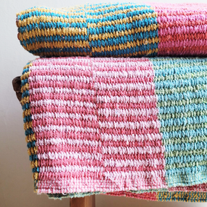 Bloomingville Isnel Recycled Cotton Throw - Multicolour